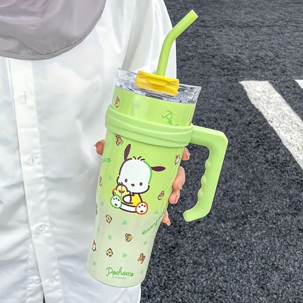Large Capacity Pochacco Tumbler 1200mL